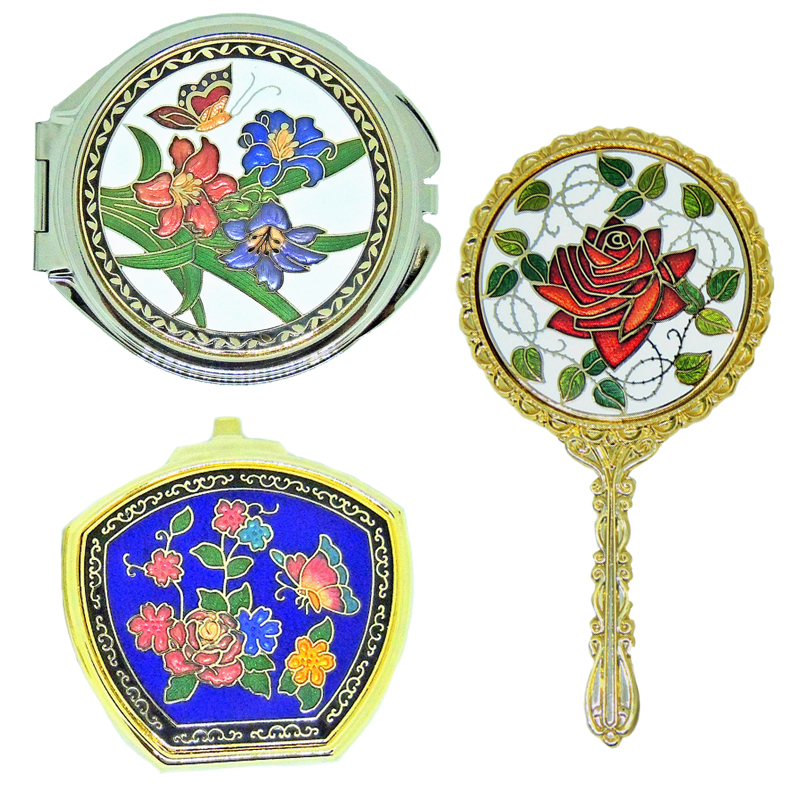 Enamel Makeup Mirror